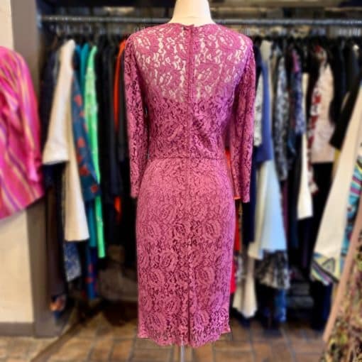 DOLCE GABBANA Lace Dress in Lilac 2