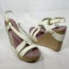 LOUIS VUITTON Patent Leather Wedge Sandal