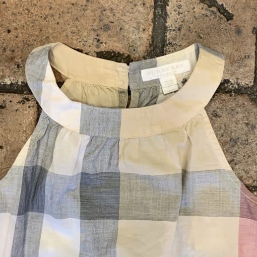 BURBERRY Childrens Check Sleeveless Top 6 Youth 1