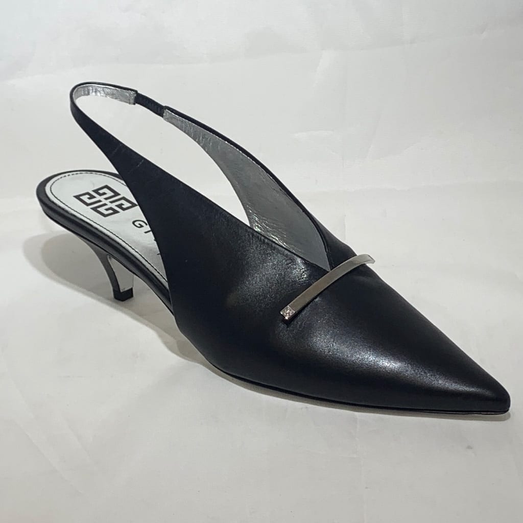 GIVENCHY Bar Slingback Kitten Heels 41 - More Than You Can Imagine