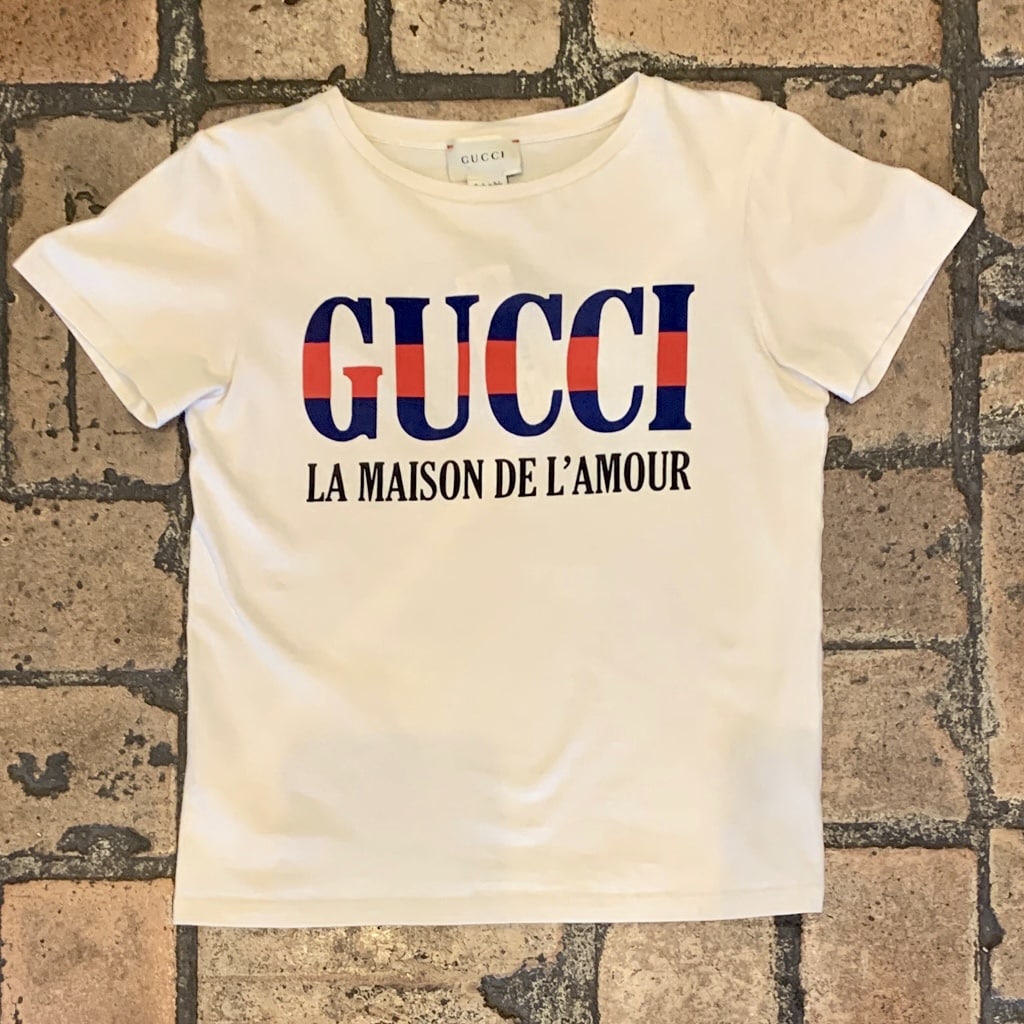GUCCI Kids La Maison de L’Amour T-Shirt 6 youth - More Than You Can Imagine