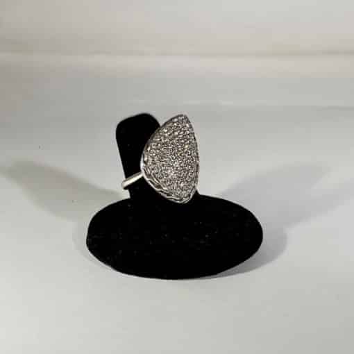 JOHN HARDY Classic Chain Pave Diamond Ring