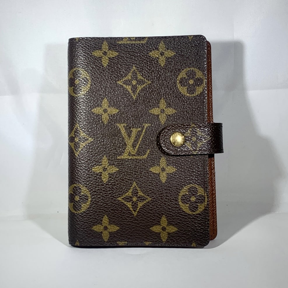 Louis Vuitton Vintage Metallic Gold Monogram Miroir Leather Small-Ring Agenda  Cover, Best Price and Reviews