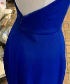 ROMONA KAVEZA Strapless Evening Gown in Cobalt Blue 3