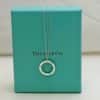 TIFFANY CO 1837 Circle Pendant Necklace in Sterling Silver