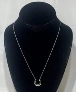 Tiffany Co. Horseshoe Pendant Necklace 1
