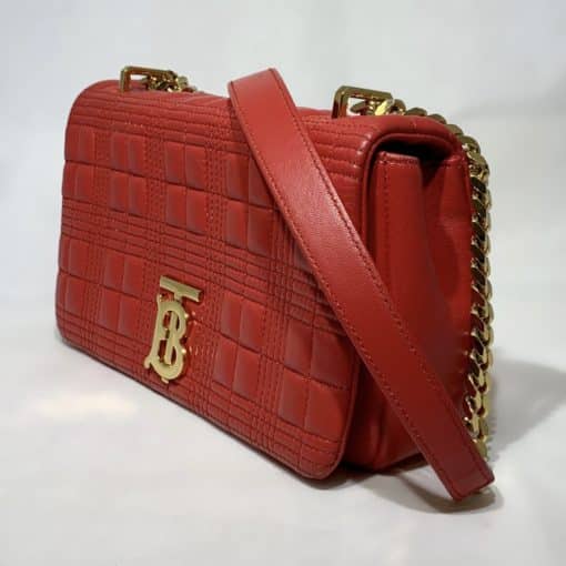 BURBERRY Lola Small Crossbody in Red 1