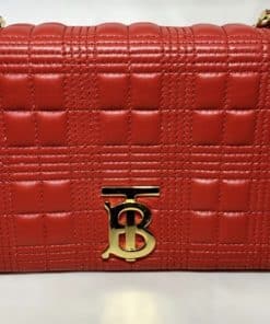 BURBERRY Lola Small Crossbody in Red 2