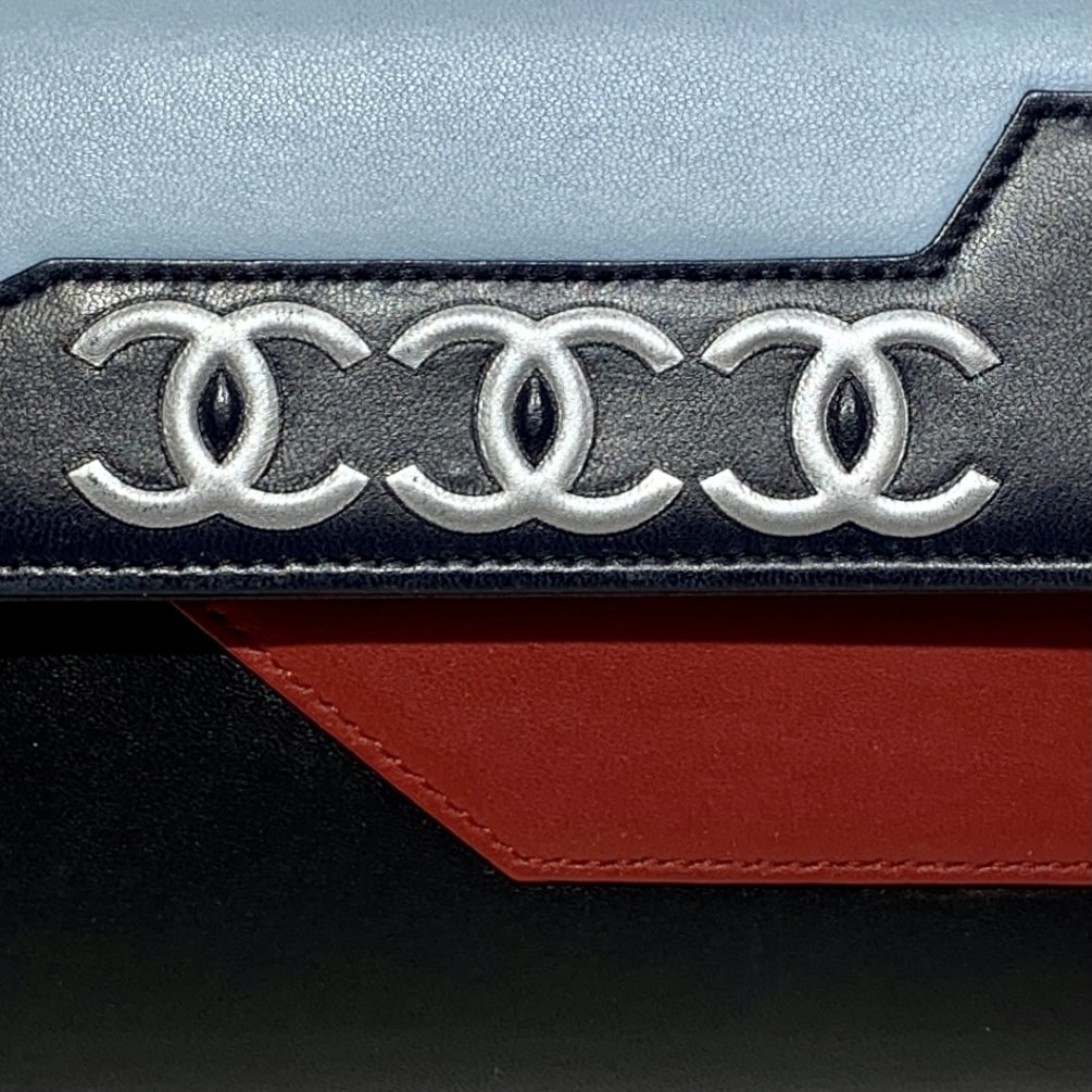 NIB 18K Chanel Red Trendy CC Wallet on Chain WOC Mini Flap Bag GHW