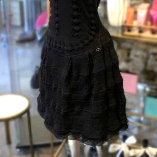 CHANEL Fit Flare Dress in Black 3