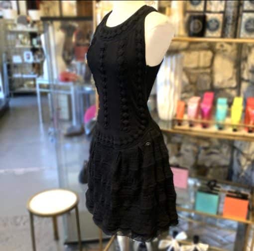 CHANEL Fit Flare Dress in Black