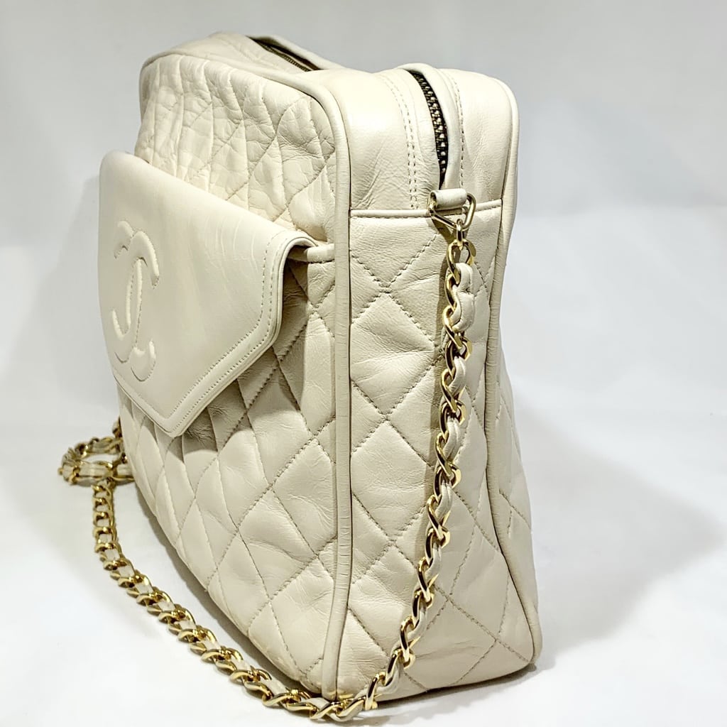 CHANEL Vintage Matelasse Quilted Lambskin Camera Bag - More Than You Can  Imagine