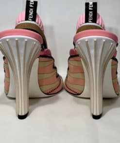 FENDI COLIBRI Slingback Sandal Heels 2