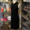 FENDI Fleece Wool Ruffle Dress in Black