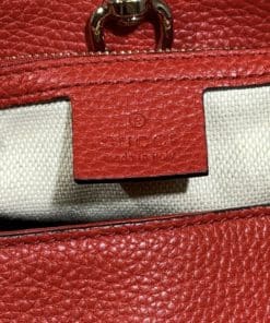GUCCI Soho Chain Tote in Red 4
