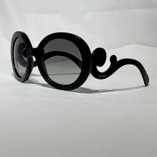 PRADA Baroque Sunglasses SPR 27N Black 3