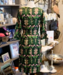 Prada Floral Silk Dress in Pink and Green 1