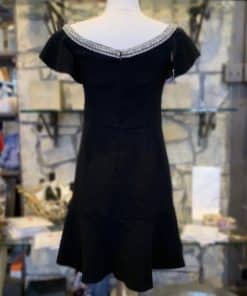 RACHEL ZOE Embellished Cocktail Dress in Black 3