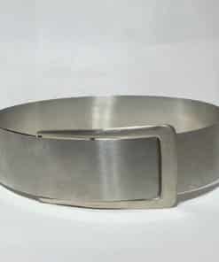 RALPH LAUREN Signed Silver Metal Waist Belt