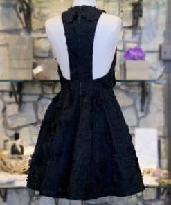 ALICE OLIVIA Fit Flare Dress in Black 3