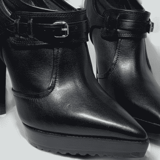 BURBERRY Bridle Ankle Booties in Black 1