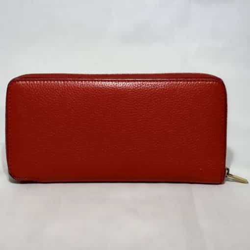 CELINE Zipper Organizer Wallet Coquelicot in Red 5
