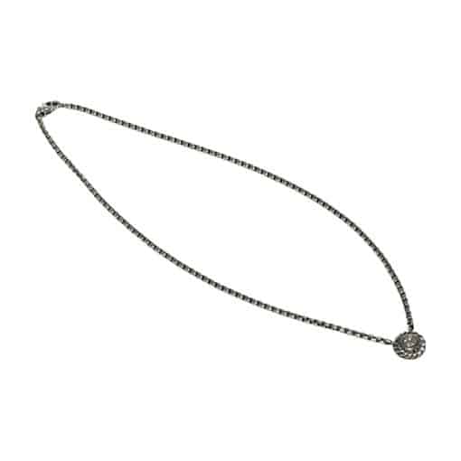 DAVID YURMAN Pave Diamond Cookie Necklace in Sterling Silver amp 18k Gold 1