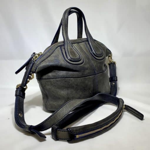 GIVENCHY Micro Nightingale Crossbody Handbag in Gray 2