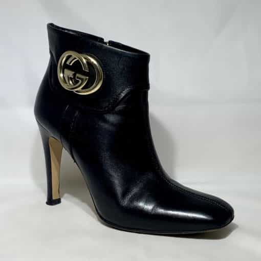 GUCCI GG Buckle Ankle Bootie 4