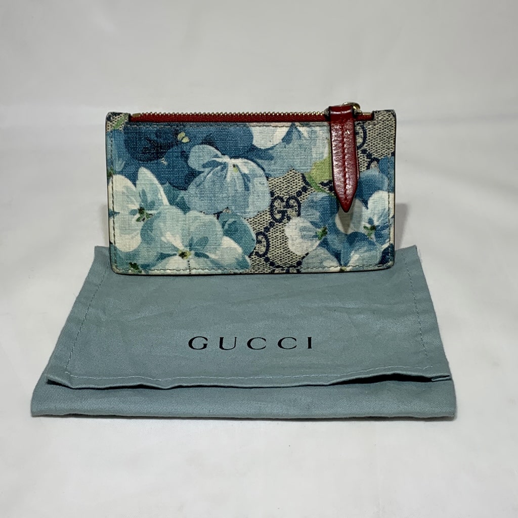 GUCCI GG Supreme Bloom Card Case Holder - More Than You Can Imagine