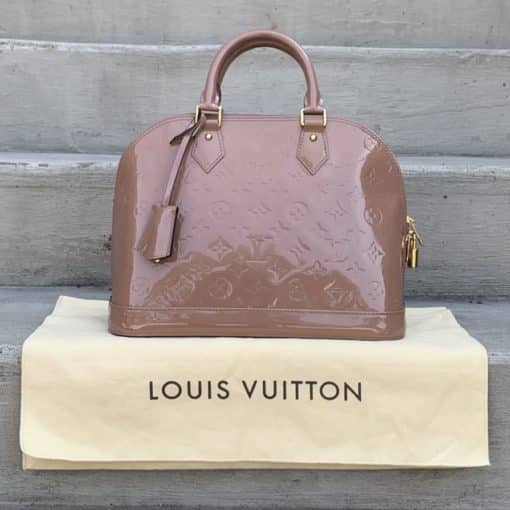LOUIS VUITTON Alma PM Top Handle Bag in Rose