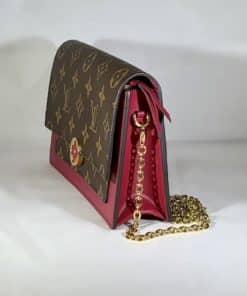 Flore Chain Wallet Monogram – Keeks Designer Handbags