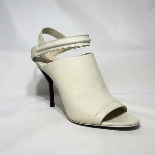 PHILLIP LIM Martini Peep Toe Leather Slingback Sandals 2