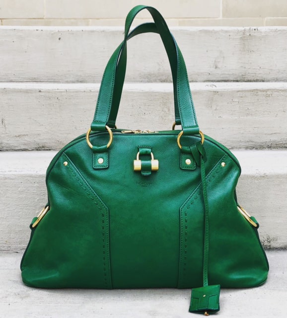 SAINT LAURENT Muse in Emerald Green - More Than You Can Imagine