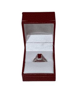 Custom Sapphire and Diamond Ring 1