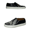 GIVENCHY Mens Floral Slip on Sneakers in Black