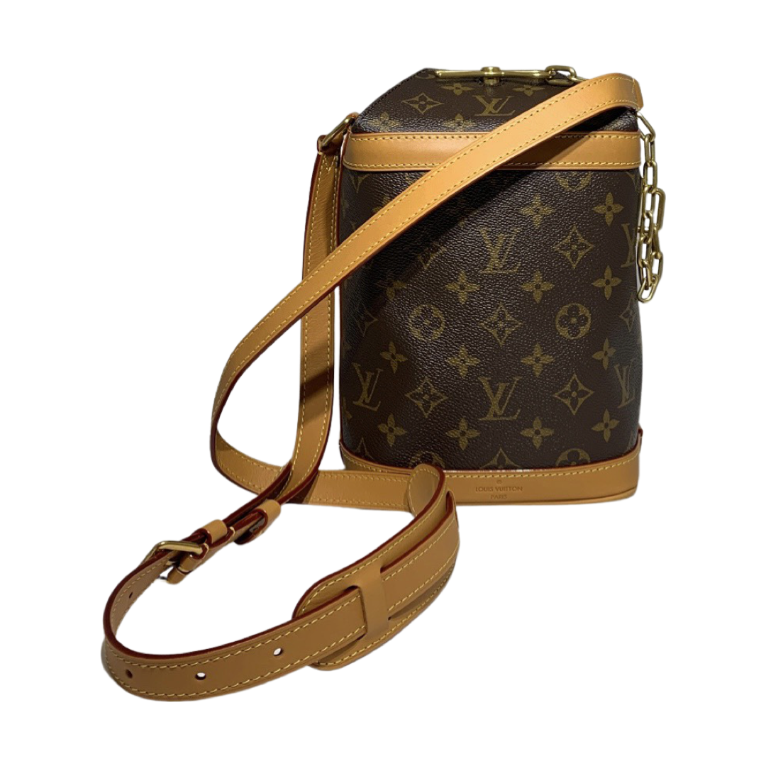 Louis Vuitton Limited Edition Monogram Canvas Milk Box Bag - Yoogi's Closet