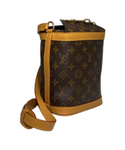 Louis Vuitton Brown Monogram Canvas Milk Box Bag with Gold