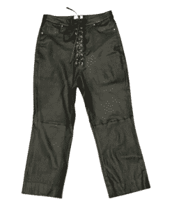LPA Leather Moto Pants in Black 1