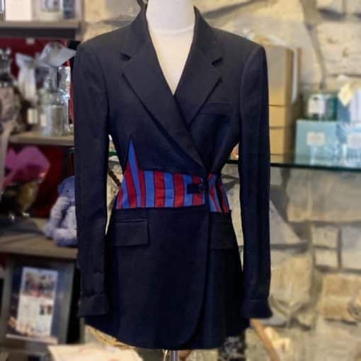 MAISON MARGIELA Striped Waist Jacket