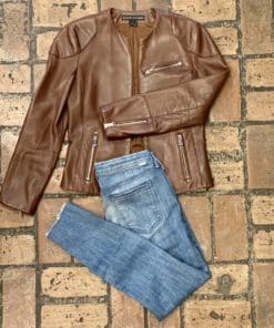 RALPH LAUREN Collection Lambskin Leather Jacket