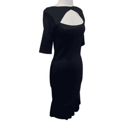 RALPH LAUREN Knit Cutout Dress in Black 1