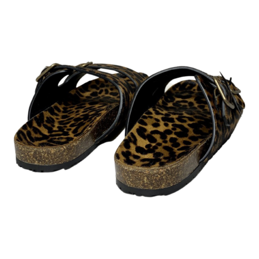 SAINT LAURENT Jimmy Flat Sandals in Leopard (41) 4