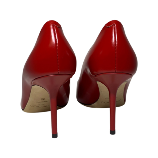 JIMMY CHOO Red Leather Pumps (39) 2