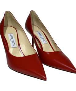 JIMMY CHOO Red Leather Pumps (39) 10