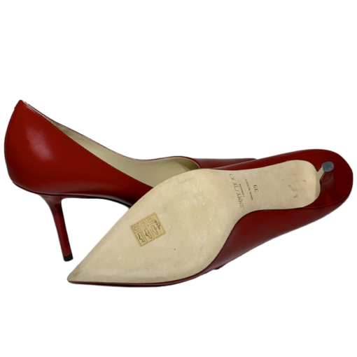 JIMMY CHOO Red Leather Pumps (39) 6