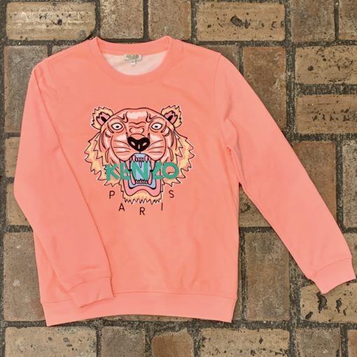 KENZO Geo Tiger Sweatshirt in Pink (XS) 1