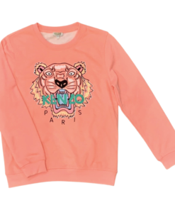KENZO Geo Tiger Sweatshirt in Pink (XS) 4