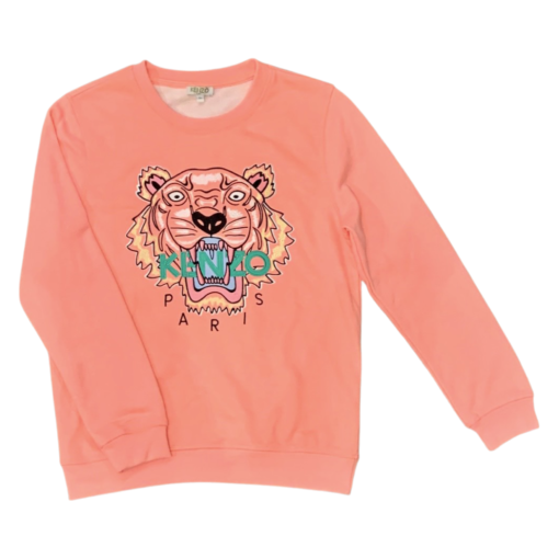 KENZO Geo Tiger Sweatshirt in Pink (XS) 2
