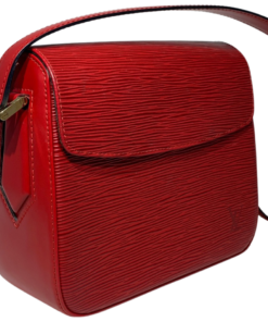 LOUIS VUITTON Epi Buci Shoulder Bag in Red 5